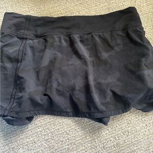 Lululemon Athletica Black Skorts Athletic Shorts